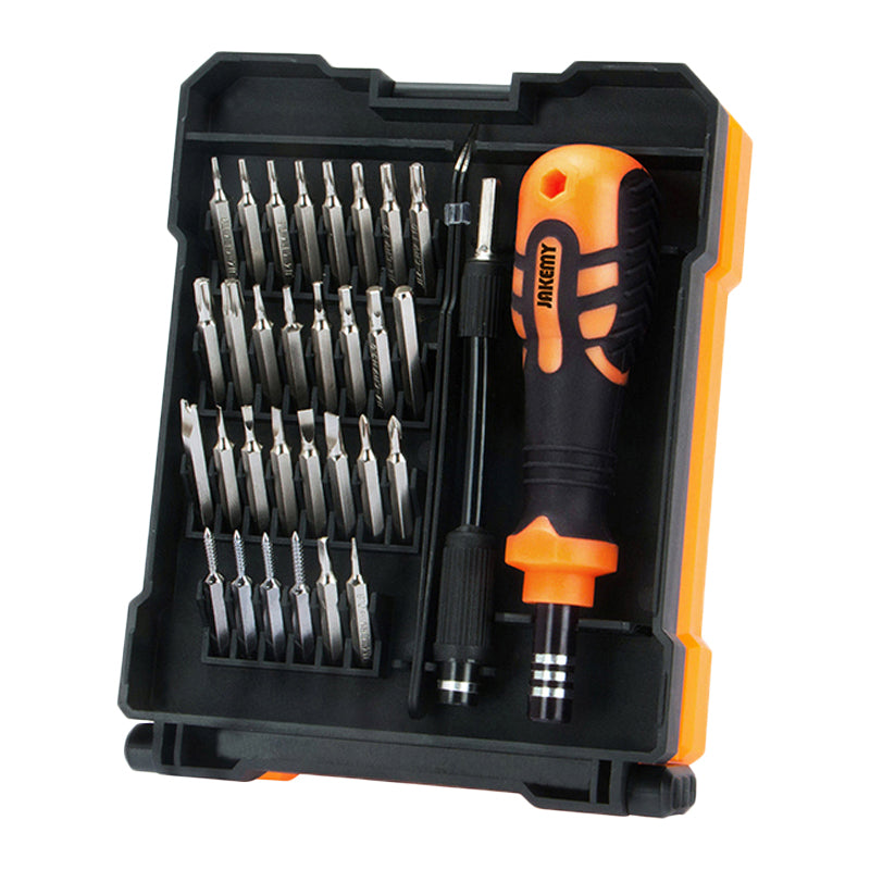 JAKEMY JM-8159 Portable 34-in-1 Precision Screwdriver Set Household Repair Tool Bits for Cellphones Laptops JAKEMY JM-8159 Portable 34-in-1 Precision Screwdriver Set Household Repair Tool Bits for Cellphones Laptops
